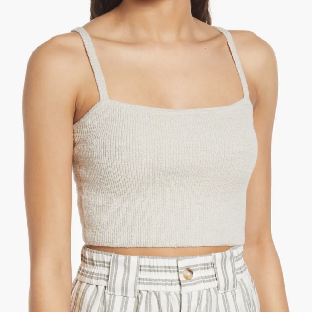 Madewell Halstead Square Neck Sweater Tank